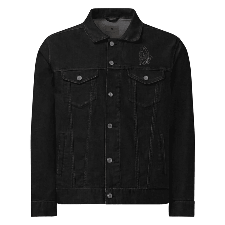 Custom Embroidered Butterfly Initial Jacket - ARTFULANE