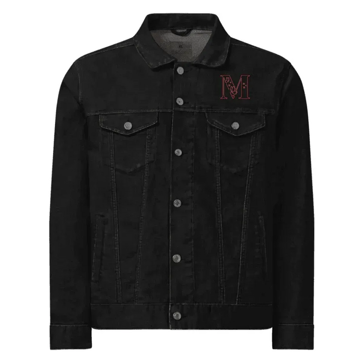 Custom Embroidered Butterfly Initial Jacket - ARTFULANE