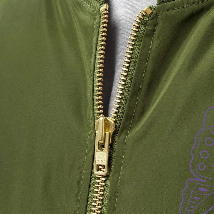Custom Embroidered Butterfly Initial Jacket - ARTFULANE