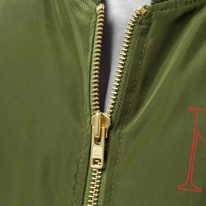 Custom Embroidered Butterfly Initial Jacket - ARTFULANE