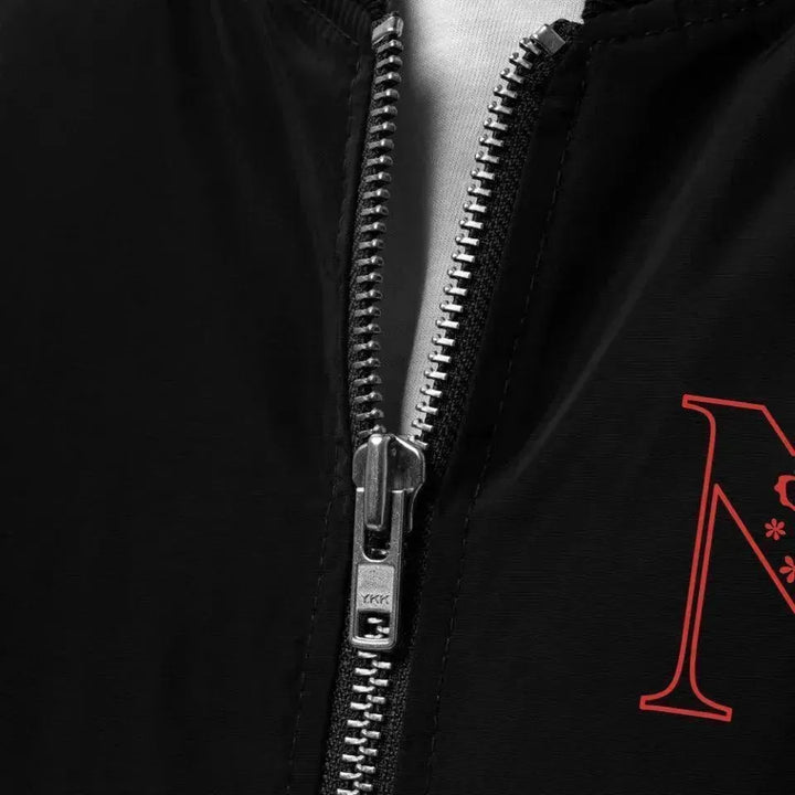 Custom Embroidered Butterfly Initial Jacket - ARTFULANE