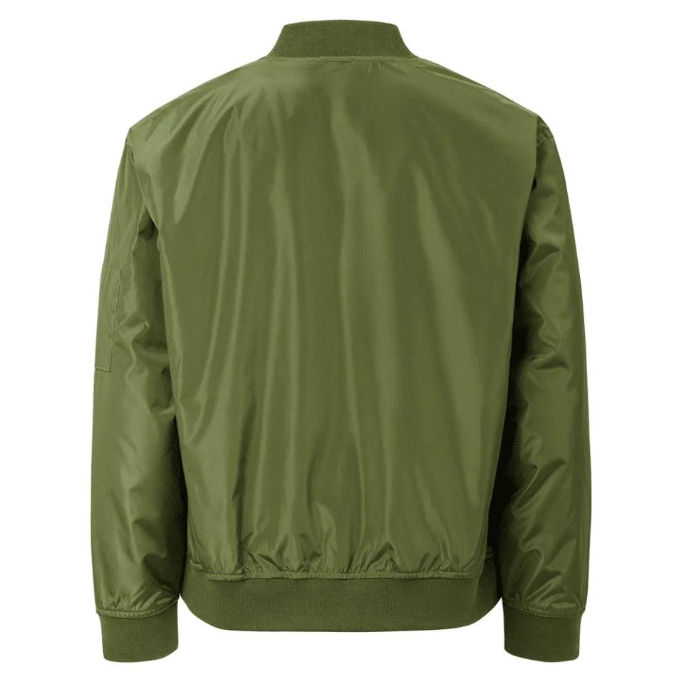 Custom Embroidered Butterfly Initial Jacket - ARTFULANE