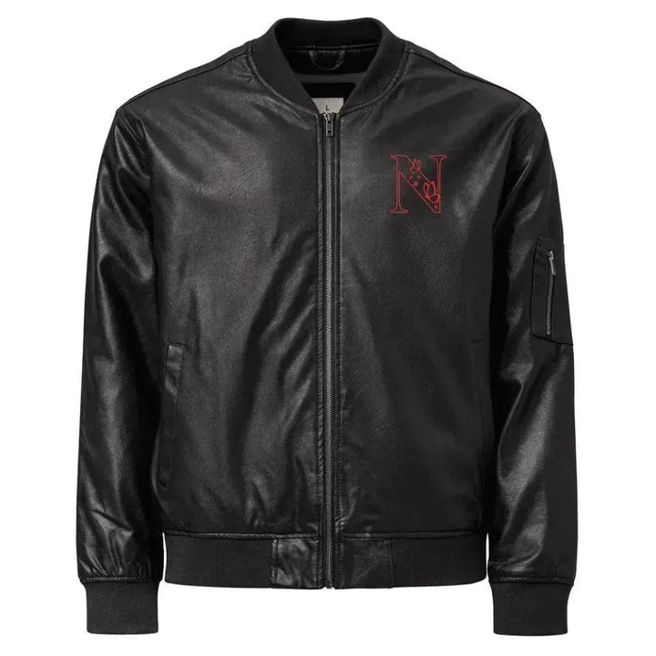 Custom Embroidered Butterfly Initial Jacket - ARTFULANE