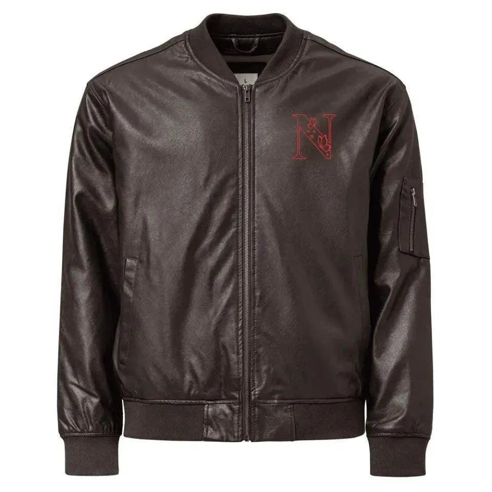 Custom Embroidered Butterfly Initial Jacket - ARTFULANE