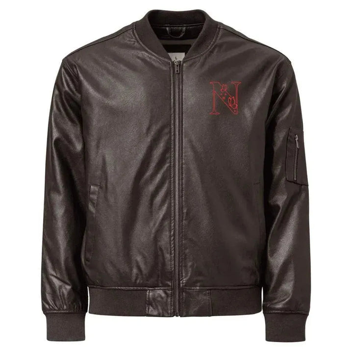 Custom Embroidered Butterfly Initial Jacket - ARTFULANE