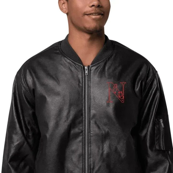 Custom Embroidered Butterfly Initial Jacket - ARTFULANE