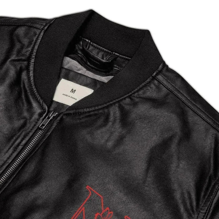 Custom Embroidered Butterfly Initial Jacket - ARTFULANE
