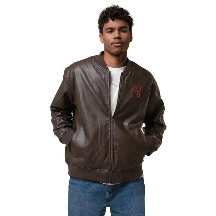 Custom Embroidered Butterfly Initial Jacket - ARTFULANE