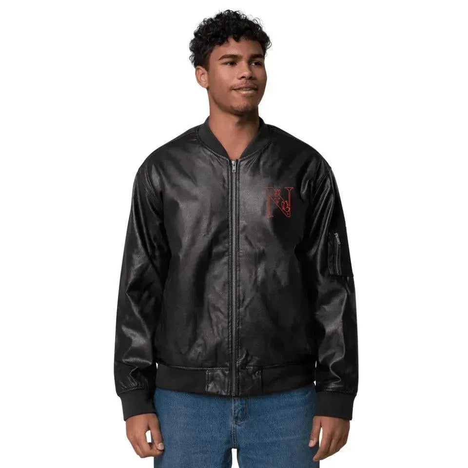 Custom Embroidered Butterfly Initial Jacket - ARTFULANE
