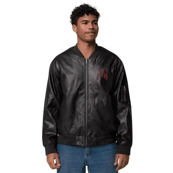 Custom Embroidered Butterfly Initial Jacket - ARTFULANE