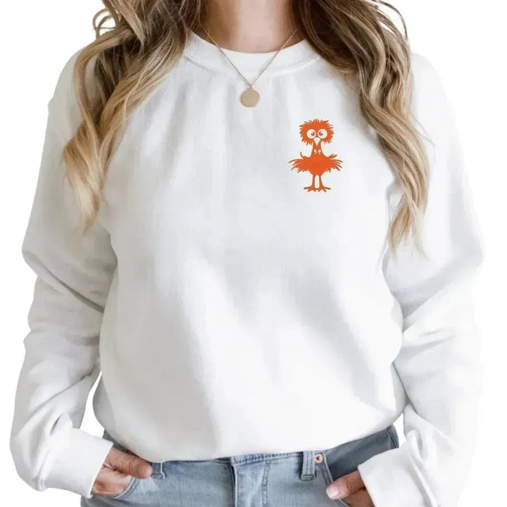 Custom Embroidered Cartoon Birds Sweatshirt and Hoodie - ARTFULANE