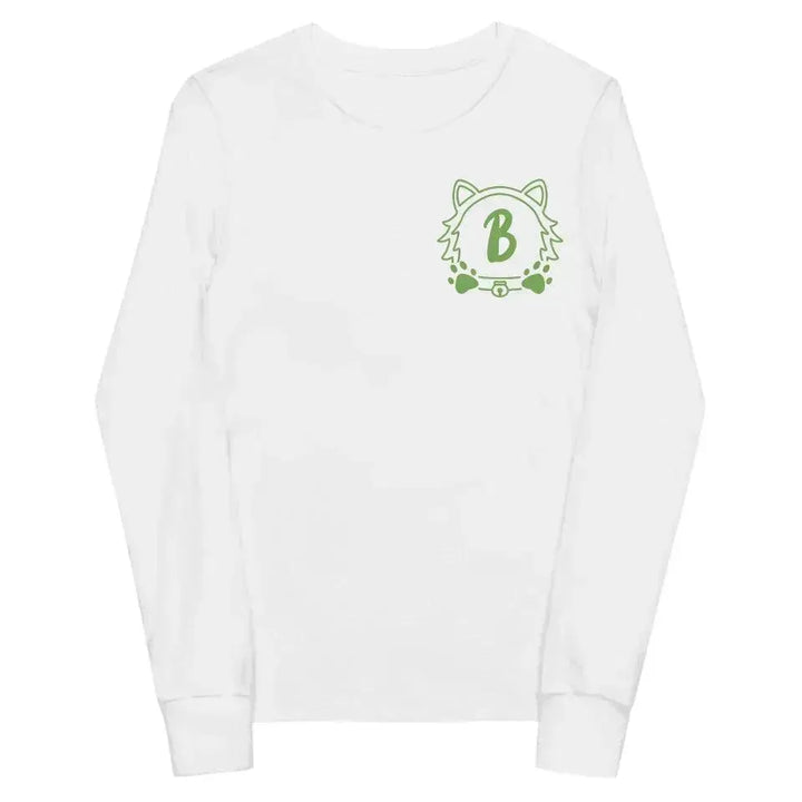 Custom Embroidered Cat Dog Monogram Long Sleeve T-Shirt - ARTFULANE