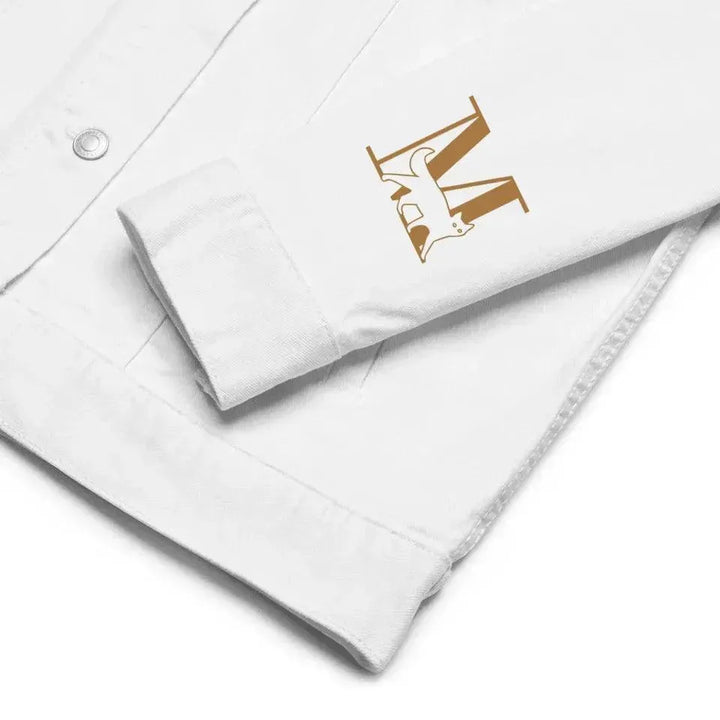 Custom Embroidered Cat Initial Jacket - ARTFULANE