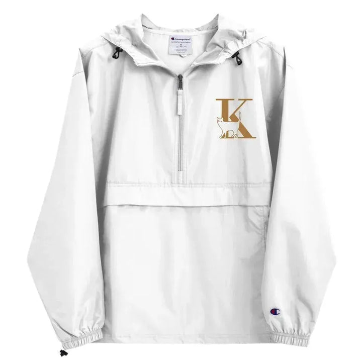 Custom Embroidered Cat Initial Jacket - ARTFULANE