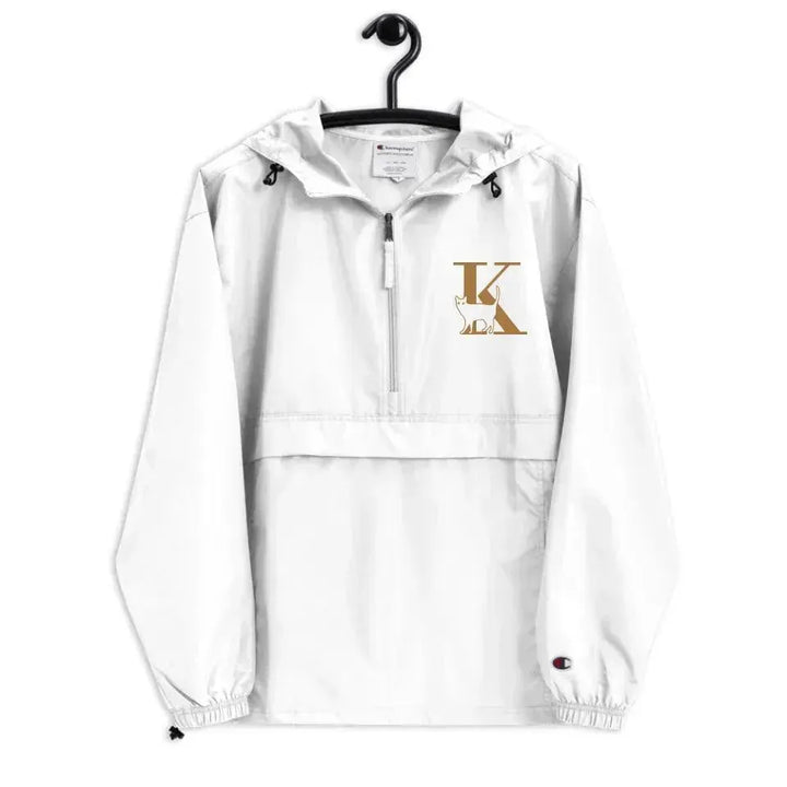 Custom Embroidered Cat Initial Jacket - ARTFULANE