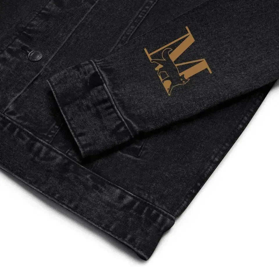Custom Embroidered Cat Initial Jacket - ARTFULANE