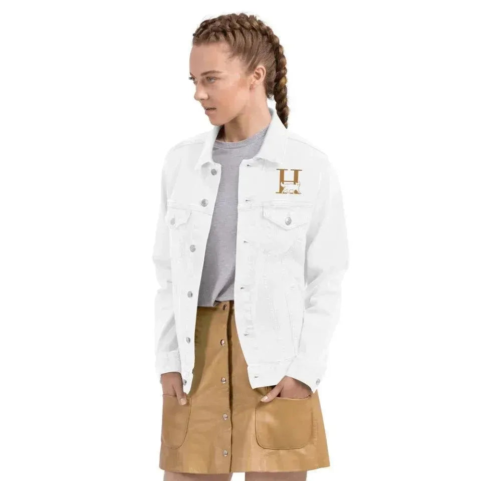 Custom Embroidered Cat Initial Jacket - ARTFULANE