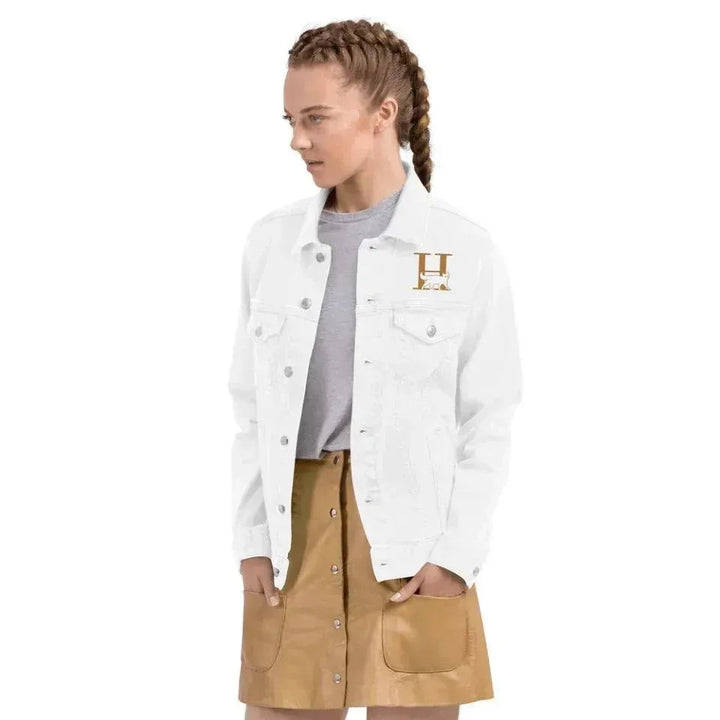 Custom Embroidered Cat Initial Jacket - ARTFULANE