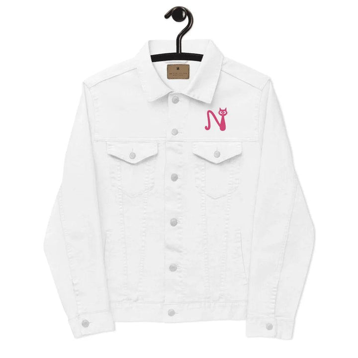 Custom Embroidered Cat Initial Jacket - ARTFULANE