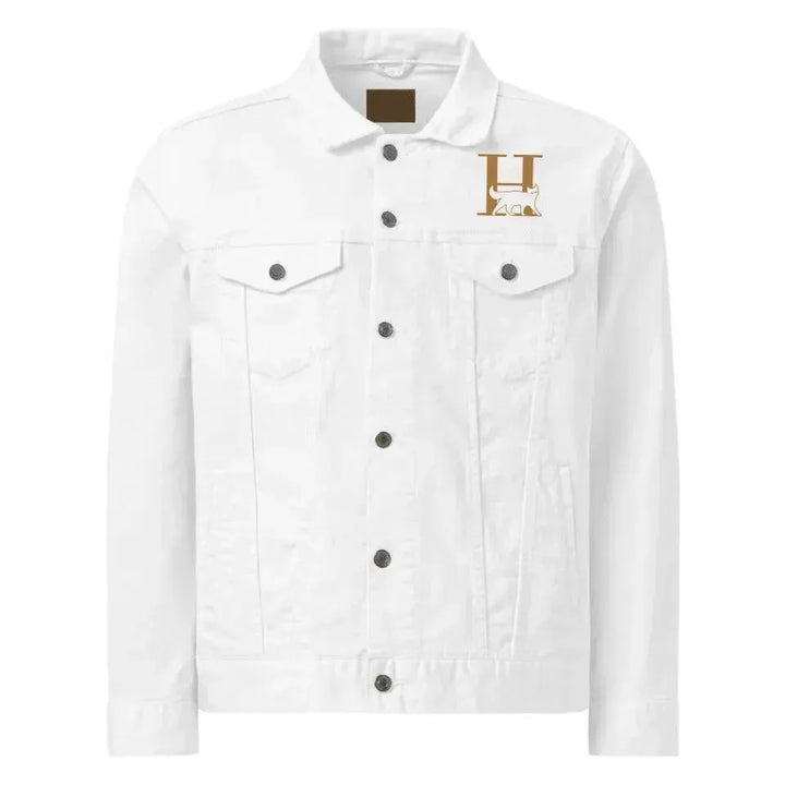 Custom Embroidered Cat Initial Jacket - ARTFULANE