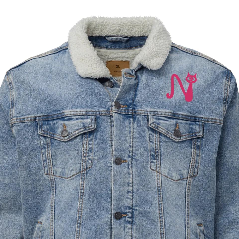 Custom Embroidered Cat Initial Jacket - ARTFULANE