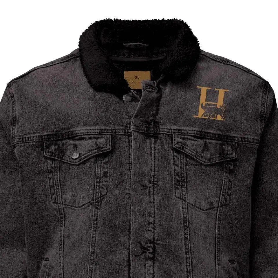 Custom Embroidered Cat Initial Jacket - ARTFULANE