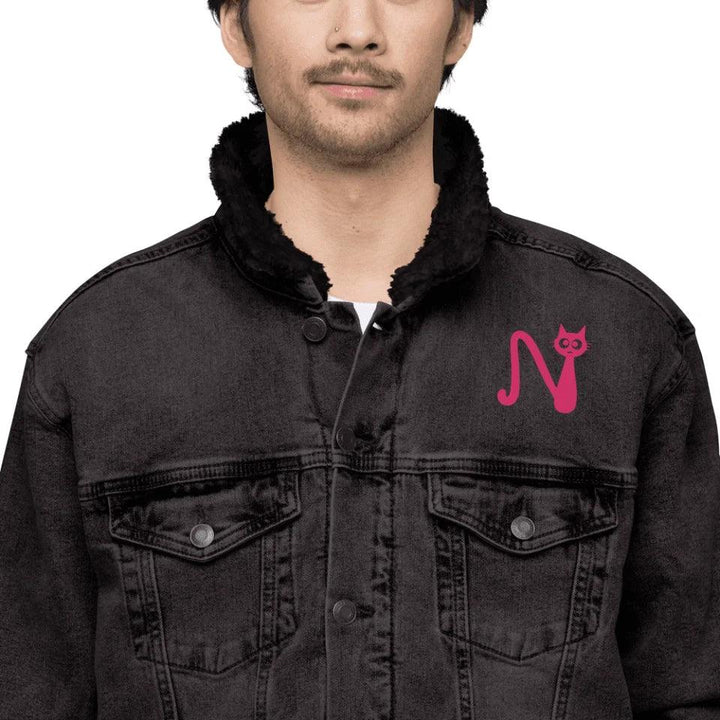 Custom Embroidered Cat Initial Jacket - ARTFULANE