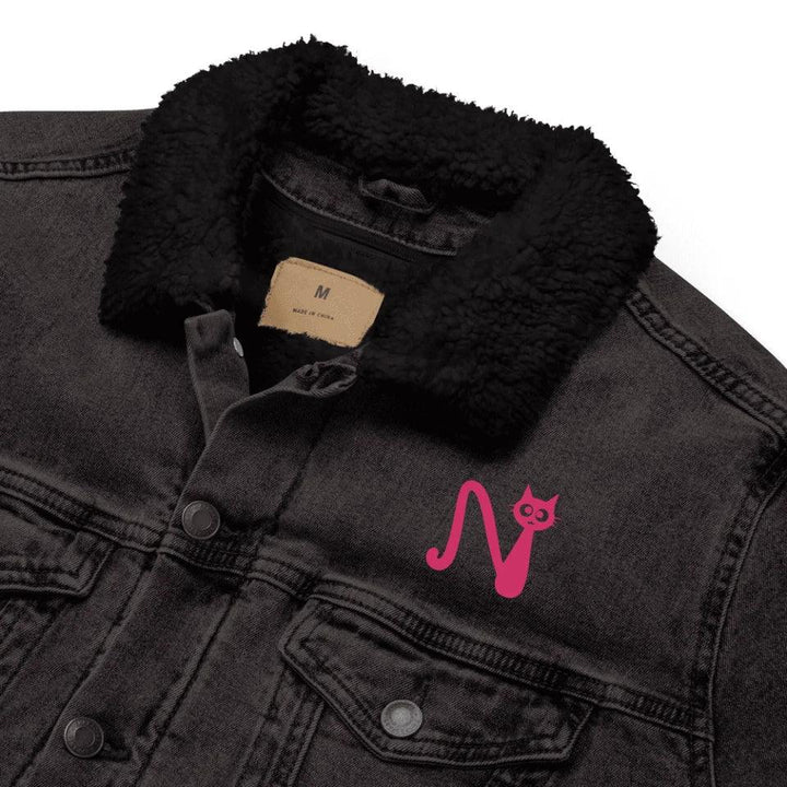 Custom Embroidered Cat Initial Jacket - ARTFULANE