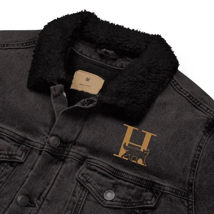 Custom Embroidered Cat Initial Jacket - ARTFULANE
