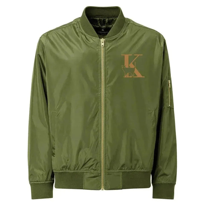 Custom Embroidered Cat Initial Jacket - ARTFULANE