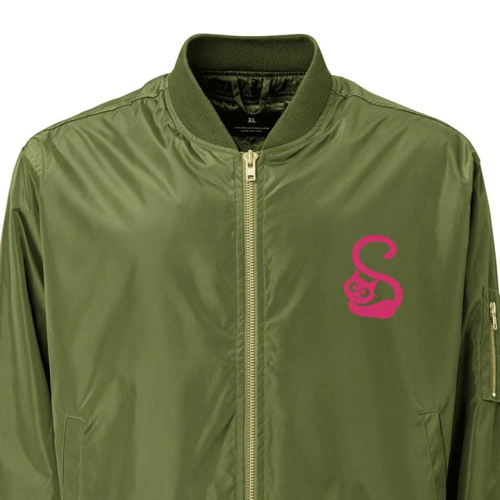 Custom Embroidered Cat Initial Jacket - ARTFULANE