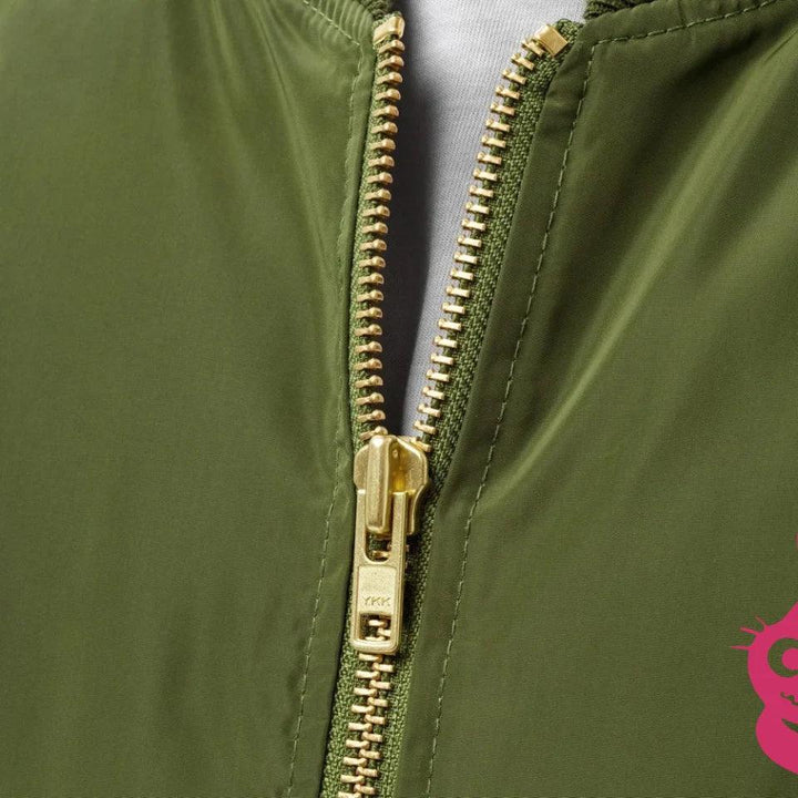 Custom Embroidered Cat Initial Jacket - ARTFULANE