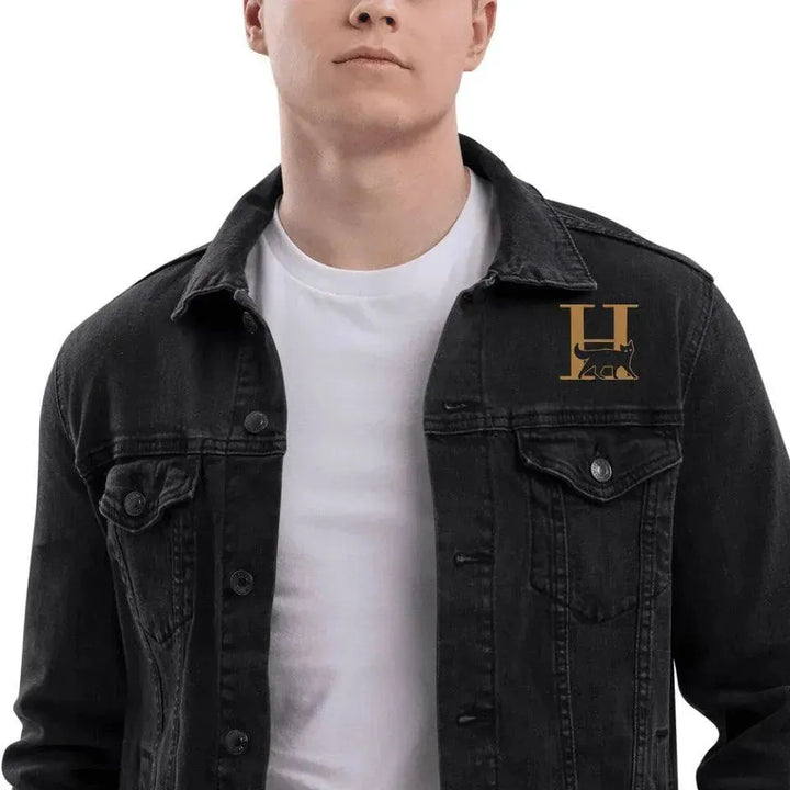 Custom Embroidered Cat Initial Jacket - ARTFULANE