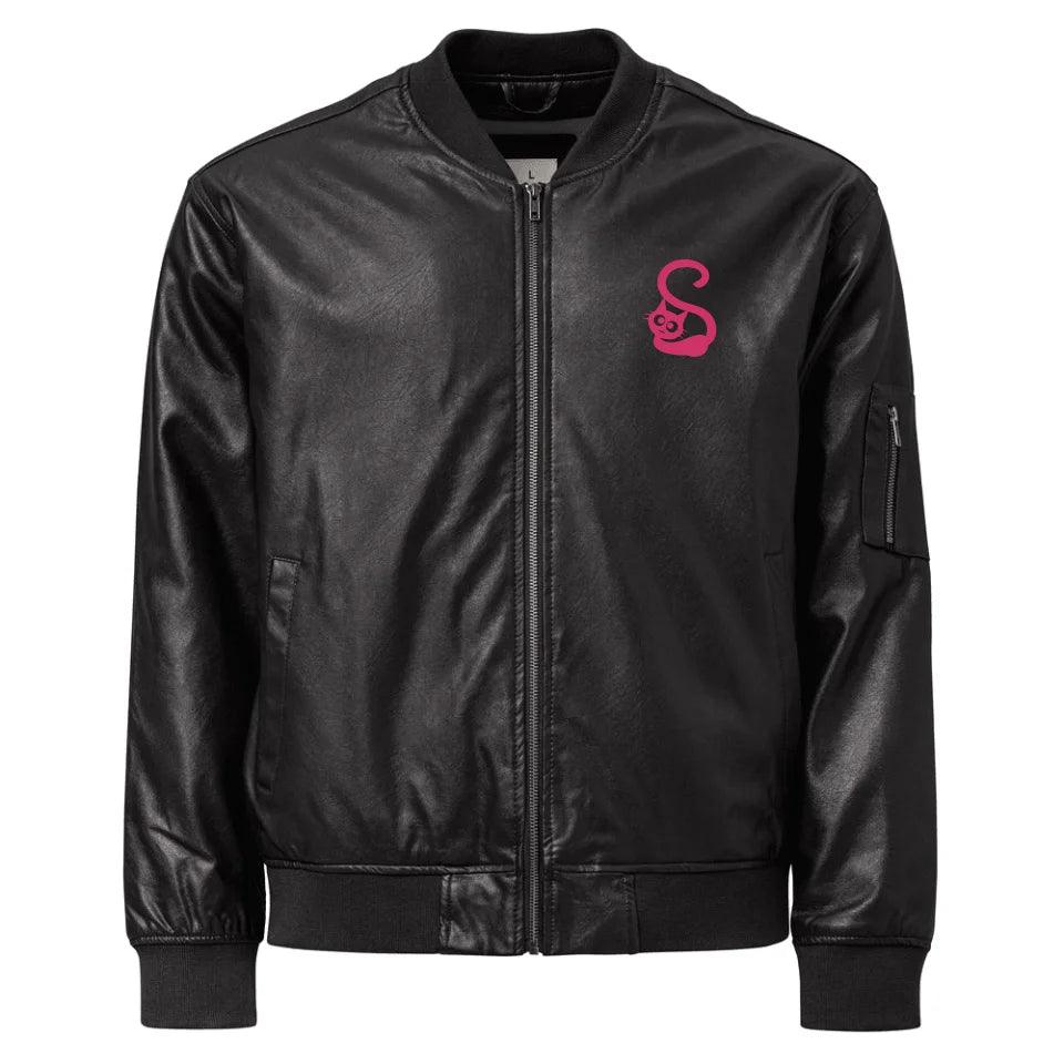 Custom Embroidered Cat Initial Jacket - ARTFULANE