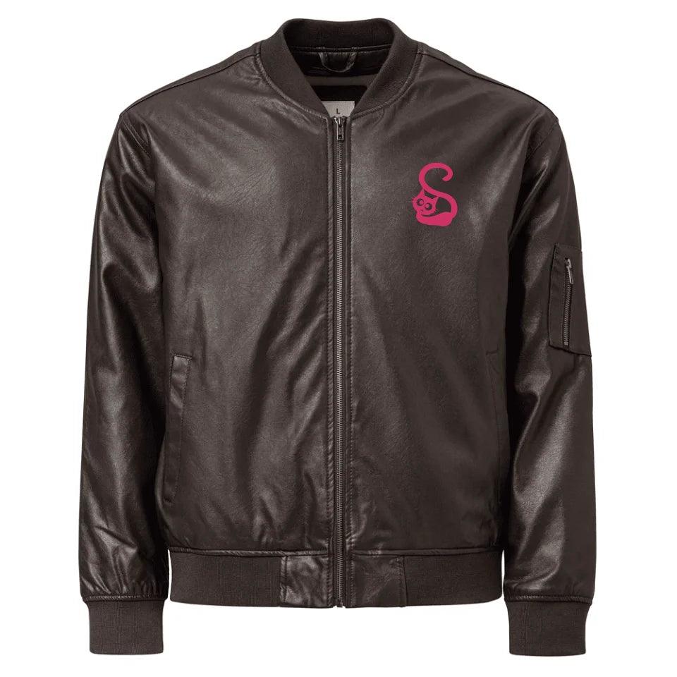Custom Embroidered Cat Initial Jacket - ARTFULANE