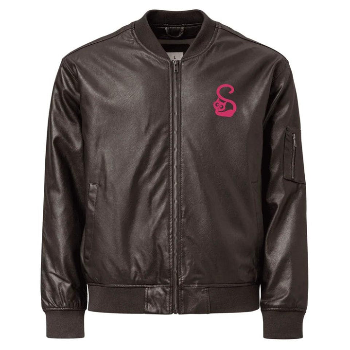 Custom Embroidered Cat Initial Jacket - ARTFULANE