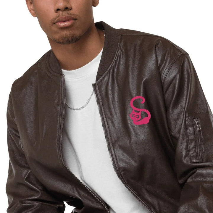 Custom Embroidered Cat Initial Jacket - ARTFULANE