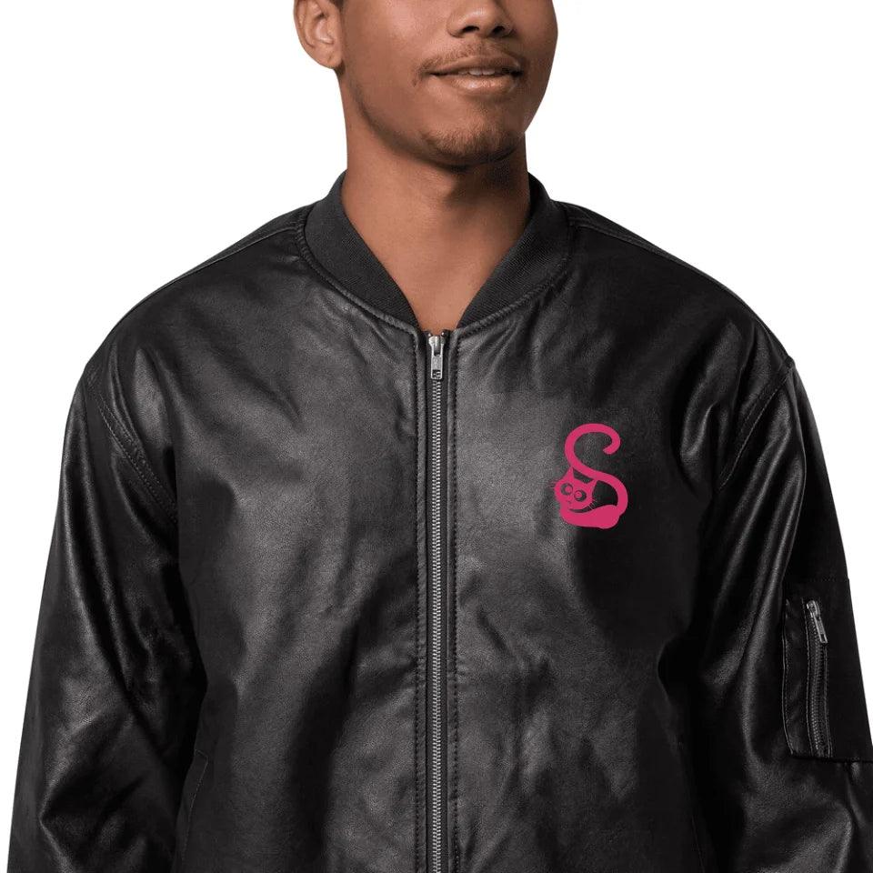 Custom Embroidered Cat Initial Jacket - ARTFULANE