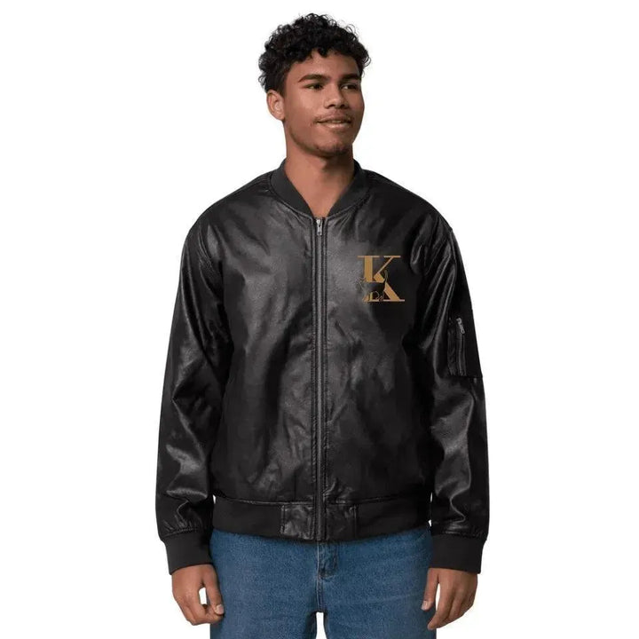 Custom Embroidered Cat Initial Jacket - ARTFULANE