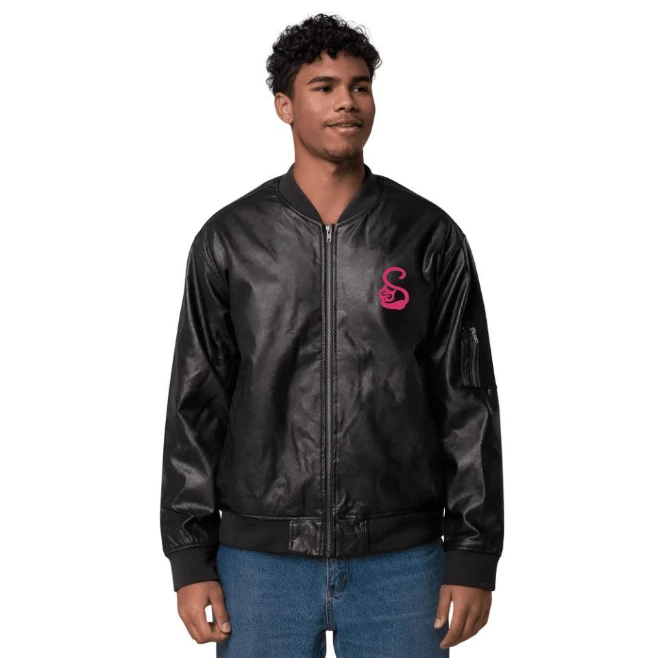 Custom Embroidered Cat Initial Jacket - ARTFULANE
