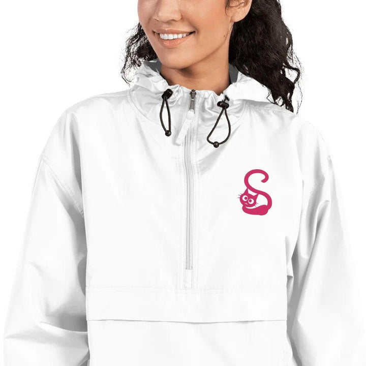 Custom Embroidered Cat Initial Jacket - ARTFULANE