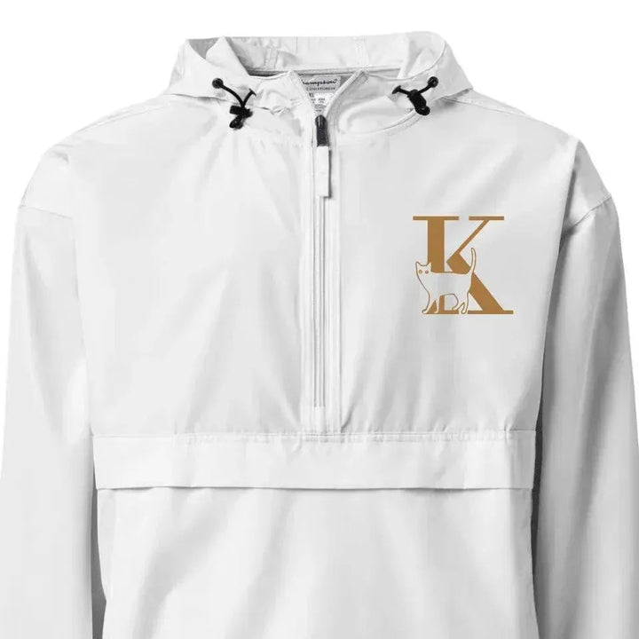 Custom Embroidered Cat Initial Jacket - ARTFULANE