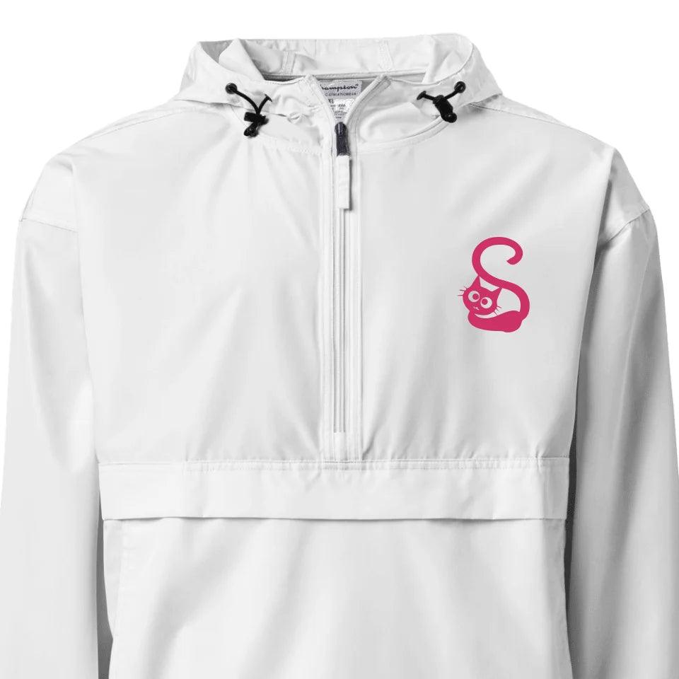 Custom Embroidered Cat Initial Jacket - ARTFULANE