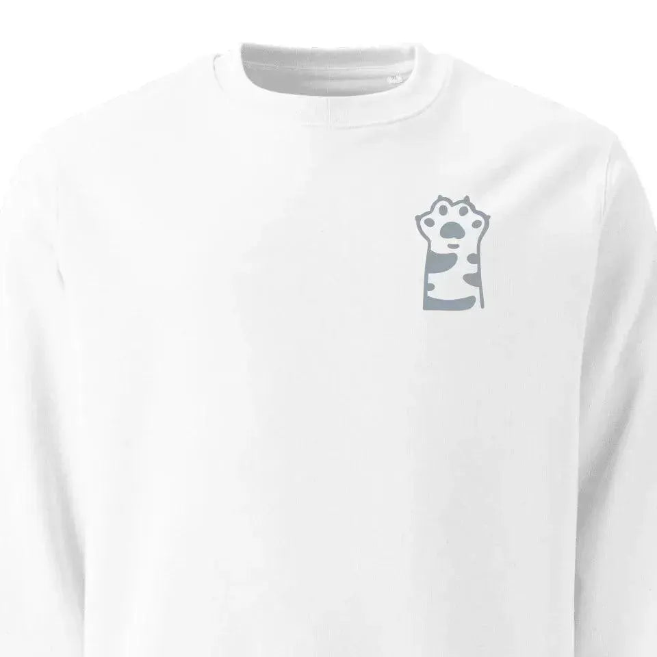 Custom Embroidered Cat Paws Sweatshirt and Hoodie - ARTFULANE