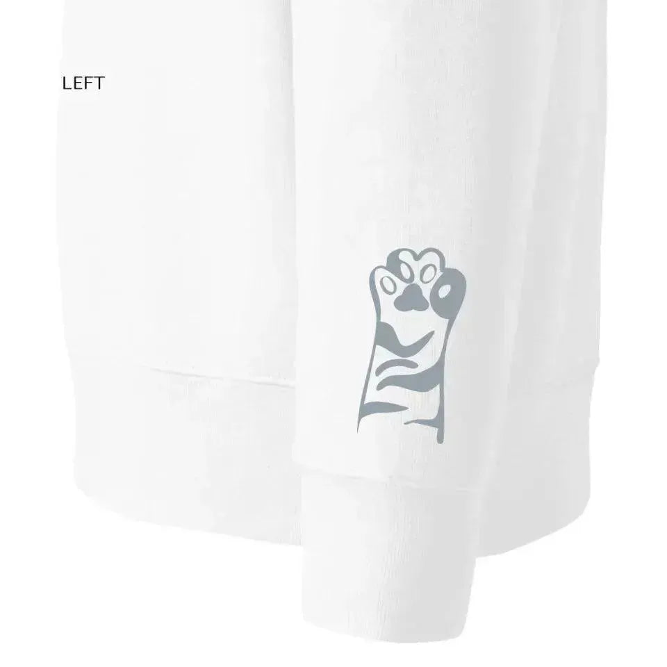 Custom Embroidered Cat Paws Sweatshirt and Hoodie - ARTFULANE