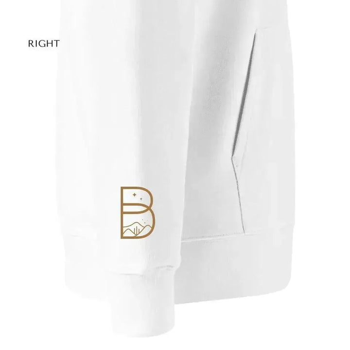 Custom Embroidered Celestial Initial Sweatshirt and Hoodie - ARTFULANE
