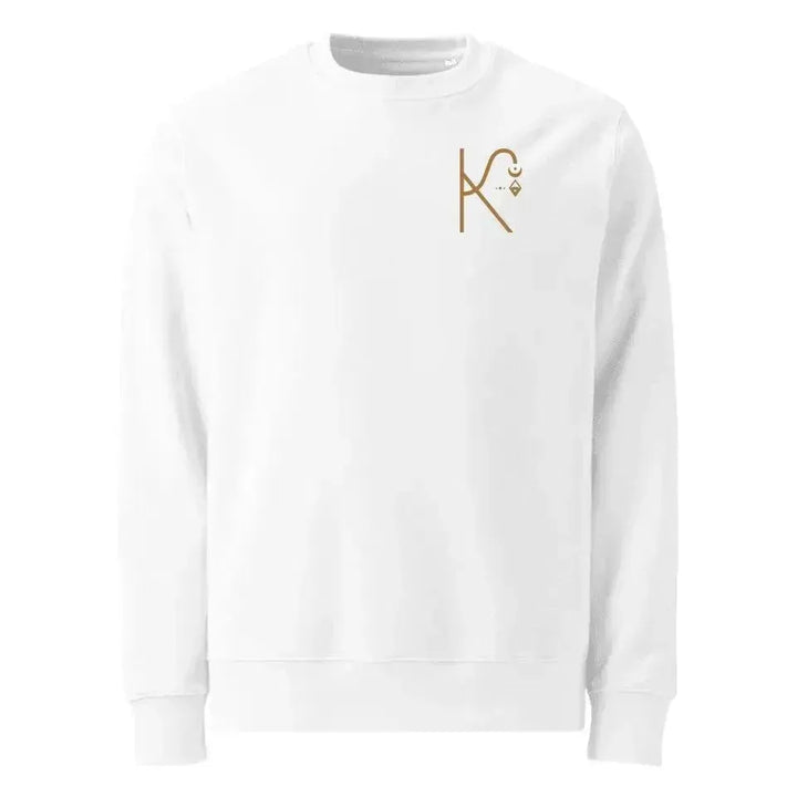 Custom Embroidered Celestial Initial Sweatshirt and Hoodie - ARTFULANE