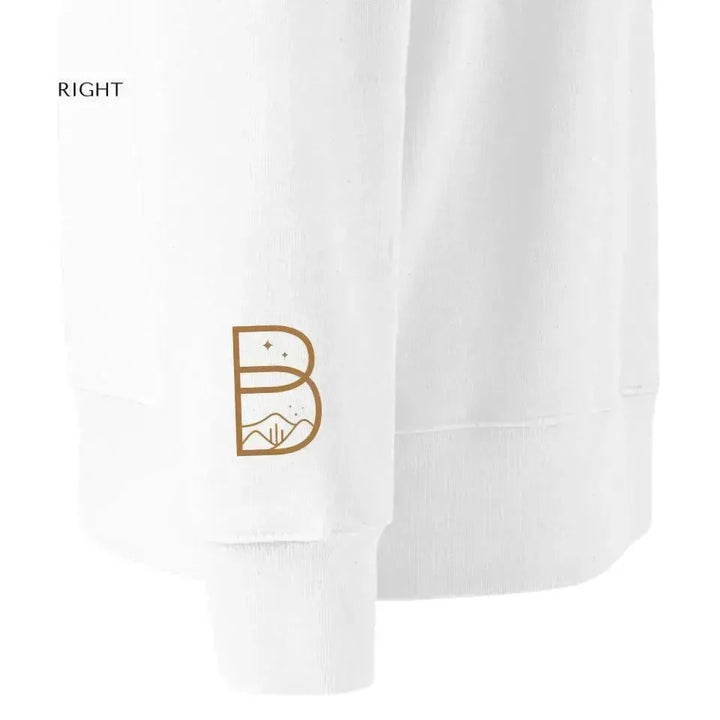 Custom Embroidered Celestial Initial Sweatshirt and Hoodie - ARTFULANE