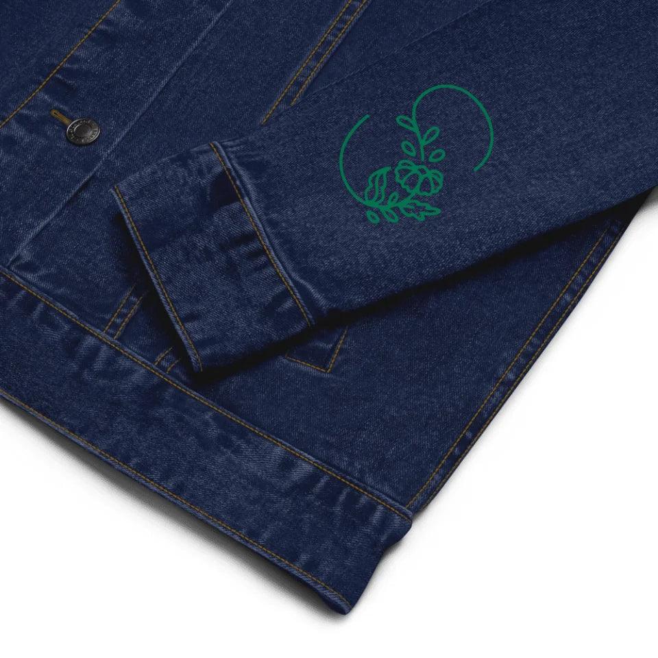 Custom Embroidered Daisy Garden Jacket - ARTFULANE