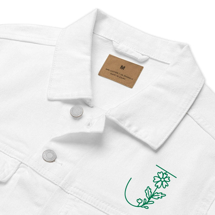 Custom Embroidered Daisy Garden Jacket - ARTFULANE